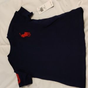 NWT Polo Ralph Lauren Boys 4T Navy Shirt